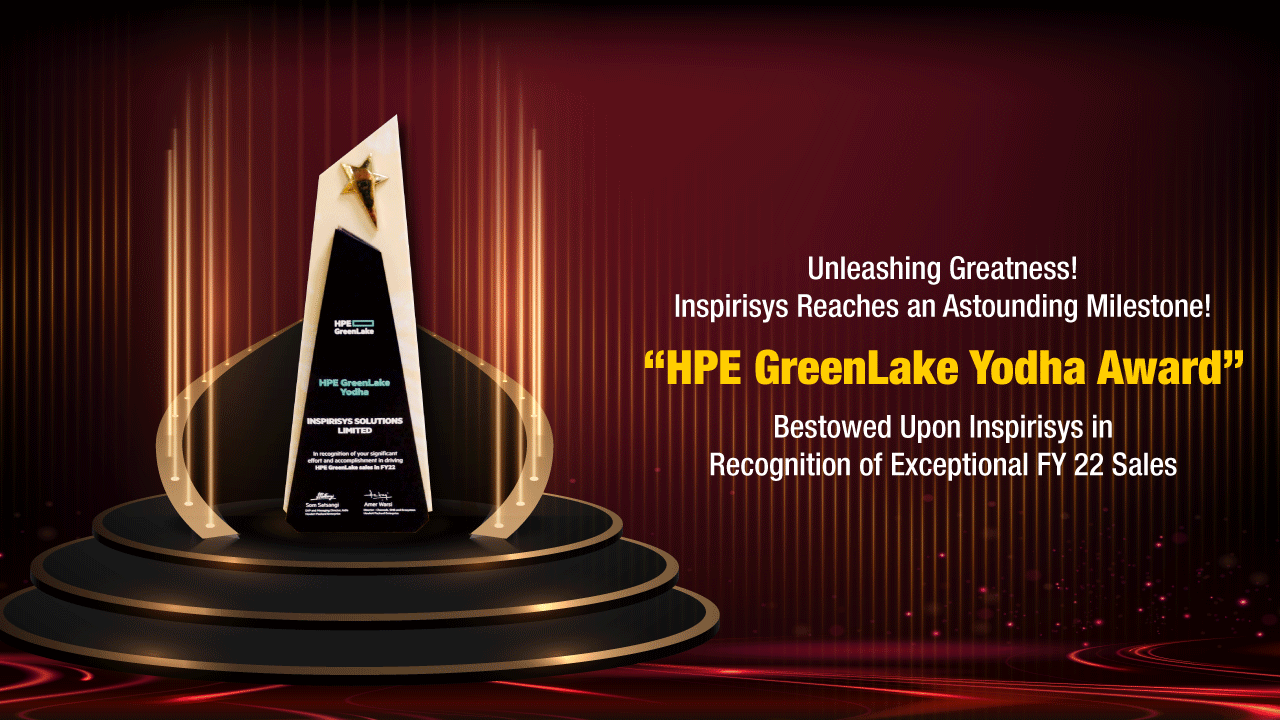 HPE GreenLake Yodha Award